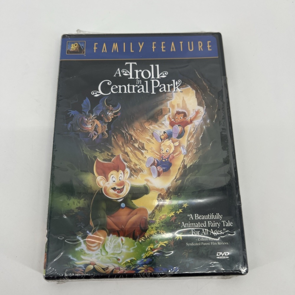 NEW & SEALED A Troll in Central Park DVD Don Bluth Rare Out Of Print